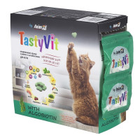 Витамизированное лакомство AnimAll TastyVit для кошек, с рыбой и алгобиотином, 600 штук (50 пакетов по 12 штук) Витамизированное лакомство AnimAll TastyVit для кошек, с рыбой и алгобиотином, 600 штук (50 пакетов по 12 штук)