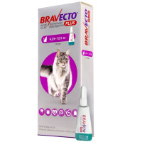Противопаразитарные капли Bravecto Plus Cat Spot-On для кошек весом 6.25-12.5 кг, 500 мг Противопаразитарные капли Bravecto Plus Cat Spot-On для кошек весом 6.25-12.5 кг, 500 мг
