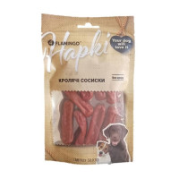 Лакомства Flamingo Сосиски с мясом кролика, для собак, 75 г Лакомства Flamingo Сосиски с мясом кролика, для собак, 75 г