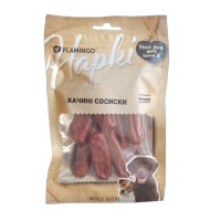 Лакомство Flamingo для собак, утиные сосиски, 75 г Лакомство Flamingo для собак, утиные сосиски, 75 г