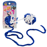 Игрушка CattyMan Caddice Ball мяч с длинным хвостом, для кошек, синий Игрушка CattyMan Caddice Ball мяч с длинным хвостом, для кошек, синий