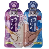 Вологий корм CattyMan Complete Twins Pouch крем-пюре два смаки: курка, козяче молоко, ікра та тунець, макрель, морський гребінець, для котів, 60 г (2 х 30 г) Вологий корм CattyMan Complete Twins Pouch крем-пюре два смаки: курка, козяче молоко, ікра та тунець, макрель, морський гребінець, для котів, 60 г (2 х 30 г)