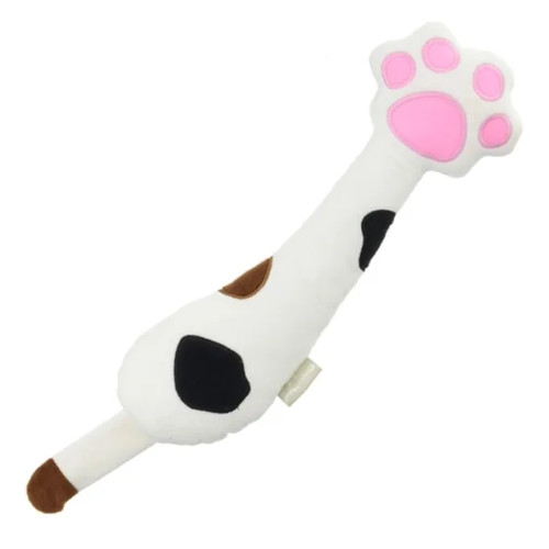 Игрушка CattyMan Kick Toy White шуршащая подушка-лапа, белая, для кошек