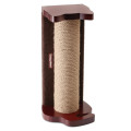 Кігтеточка CattyMan Scratching Rolling Post стовпчик з каркасом, для котів, коричнево-бежевий