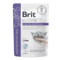 Вологий корм Brit GF VetDiet Gastrointestinal для котів, з ягням, 85 г Вологий корм Brit GF VetDiet Gastrointestinal для котів, з ягням, 85 г