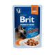 Влажный корм Brit Premium Delicate Fillets in Gravy Turkey для взрослых кошек, филе в соусе, индейка, 85 г