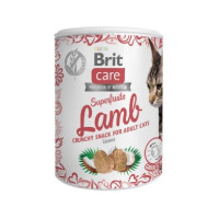 Лакомство Brit Care Cat Snack Superfruits Lamb для взрослых кошек, ягненок, 100 г Лакомство Brit Care Cat Snack Superfruits Lamb для взрослых кошек, ягненок, 100 г