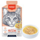 Беззерновий вологий корм Wanpy Meat Broths Salmon&Tuna для котів, з лососем і тунцем, суп, 50 г