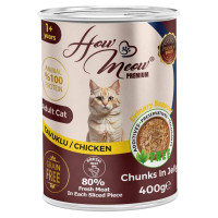 Вологий повнораціонний корм HowMeow Adult Cat з куркою для котів, 400 г Вологий повнораціонний корм HowMeow Adult Cat з куркою для котів, 400 г