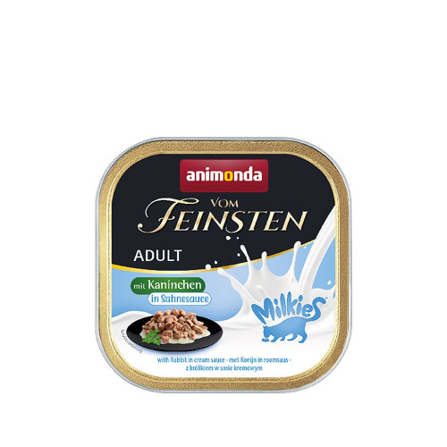Консервы Animonda Vom Feinsten для кошек, кусочки кролика в сливочном соусе, 100 г