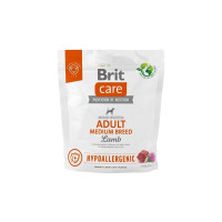 Сухий корм Brit Care Dog Hypoallergenic Adult Medium Breed для дорослих собак середніх порід, з ягням, 1 кг Сухий корм Brit Care Dog Hypoallergenic Adult Medium Breed для дорослих собак середніх порід, з ягням, 1 кг