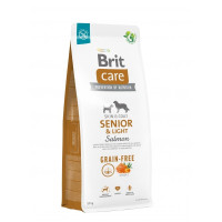 Беззерновой сухой корм Brit Care Dog Grain-free Senior & Light для пожилых собак с избыточным весом, лосось, 12 кг Беззерновой сухой корм Brit Care Dog Grain-free Senior & Light для пожилых собак с избыточным весом, лосось, 12 кг