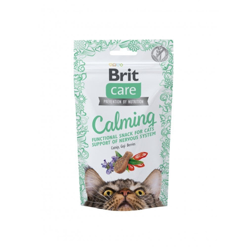 Лакомство Brit Care Functional Snack Calming для кошек полувлажные успокаивающие, 50 г