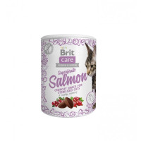 Лакомство Brit Care Superfruits Snack Salmon для кошек, хрустящие, лосось, 100 г