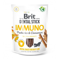 Лакомство Brit Dental Stick Immuno для собак, для иммунитета, пробиотики и корица, 7 шт, 251 г Лакомство Brit Dental Stick Immuno для собак, для иммунитета, пробиотики и корица, 7 шт, 251 г