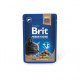 Вологий корм Brit Premium Sterilised Plate для стерилізованих котів, 12 шт х 100 г