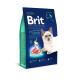 Сухой корм Brit Premium Sensitive Lamb, для дорослих котів, 8 кг