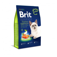 Сухой корм Brit Premium Sterilized Salmon для стерилизированных кошек, лосось, 8 кг