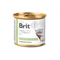 Влажный корм Brit VD GF Diabetes для кошек, при диабете ягненка и горох, 200 г Влажный корм Brit VD GF Diabetes для кошек, при диабете ягненка и горох, 200 г