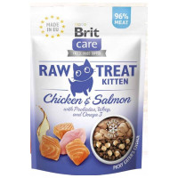 Ласощі Brit Raw Treat Kitten для кошенят, з куркою та лососем, 40 г Ласощі Brit Raw Treat Kitten для кошенят, з куркою та лососем, 40 г