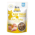 Лакомство Brit Raw Treat HairandSkin, для кошек, с рыбой и индейкой, 40 г