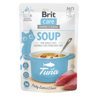 Влажный корм Brit Care Soup Tuna, для кошек, суп с тунцем, 75 г