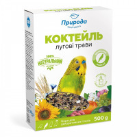 Корм Природа Коктейль Лугові трави для хвилястих папуг, 500 г
