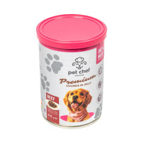 Консервы Pet Chef Beef для взрослых собак, кусочки в желе, с говядиной, 415 г Консервы Pet Chef Beef для взрослых собак, кусочки в желе, с говядиной, 415 г