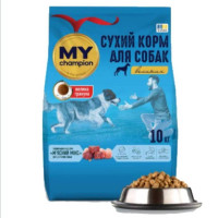 Сухой корм My Champion Meat Mix для крупных собак, полнорационный, 10 кг Сухой корм My Champion Meat Mix для крупных собак, полнорационный, 10 кг