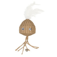 Игрушка AnimAll Fun Медуза с перьями для кошек, 20 см Игрушка AnimAll Fun Медуза с перьями для кошек, 20 см