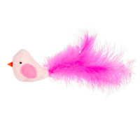 Игрушка AnimAll Fun Птичка с перьями для кошек, 16 см Игрушка AnimAll Fun Птичка с перьями для кошек, 16 см