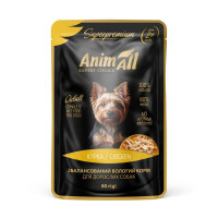 Влажный корм AnimAll для собак, курица, 80 г Влажный корм AnimAll для собак, курица, 80 г