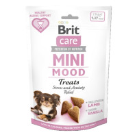 Лакомства Brit Care Mini Treats Mood для собак мелких пород, против стресса, ягнёнок, ваниль, 50 г Лакомства Brit Care Mini Treats Mood для собак мелких пород, против стресса, ягнёнок, ваниль, 50 г