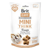 Лакомства Brit Care Mini Treats Think для собак мелких пород, для умственных способностей, индейка, арахисовое масло, 50 г Лакомства Brit Care Mini Treats Think для собак мелких пород, для умственных способностей, индейка, арахисовое масло, 50 г