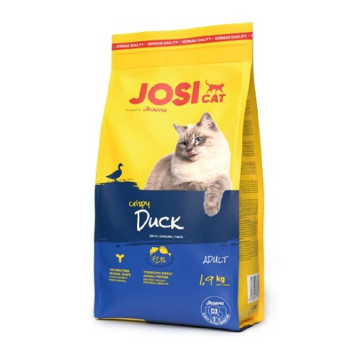 Сухой корм Josera JosiCat Crispy Duck для кошек, с уткой, 1,9 кг