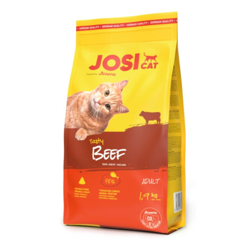 Сухой корм Josera JosiCat Tasty Beef для кошек, с говядиной, 1,9 кг