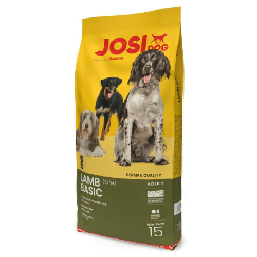 Сухой корм Josera JosiDog Lamb Basic для собак, с ягнёнком, 15 кг