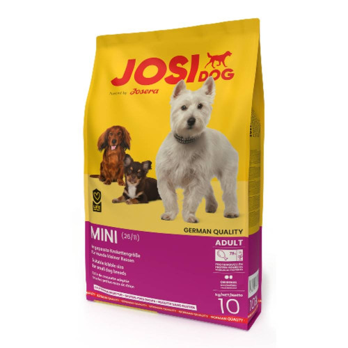 Сухой корм Josera JosiDog Mini для собак мелких пород, с мясом птицы, 10 кг