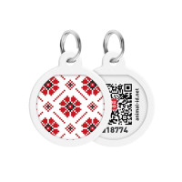 Адресник Waudog Smart ID c QR паспортом для собак и кошек, рисунок Адресник Waudog Smart ID c QR паспортом для собак и кошек, рисунок