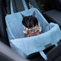 Автокрісло Style Pets Super Bag Velvet для собак та котів, 30×40 см, бежевий