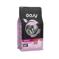 Беззерновой сухой корм Oasy Cat Grain Free Sterilized для стерилизованных кошек, свинина с яблоком и шиповником, 1.5 кг Беззерновой сухой корм Oasy Cat Grain Free Sterilized для стерилизованных кошек, свинина с яблоком и шиповником, 1.5 кг