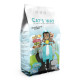 Бентонитовый наполнитель Cat’s Way для кошек, марсельское мыло, с бирюзовыми гранулами, 10 л