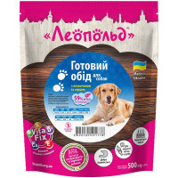 Консерва Леопольд готовый обед для собак, с говядиной и сердцем, 500 г Консерва Леопольд готовый обед для собак, с говядиной и сердцем, 500 г