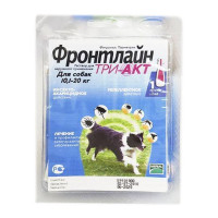 Краплі Boehringer Ingelheim Frontline TRI-AKT M проти ектопаразитів для собак від 10 до 20 кг, монопіпетка Краплі Boehringer Ingelheim Frontline TRI-AKT M проти ектопаразитів для собак від 10 до 20 кг, монопіпетка