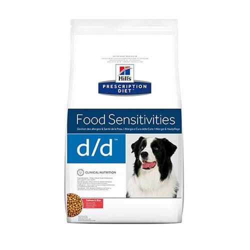 Сухой корм Hill's Prescription Diet Sensitivities d/d для собак c чувствительным пищеварением, лосось, 2 кг
