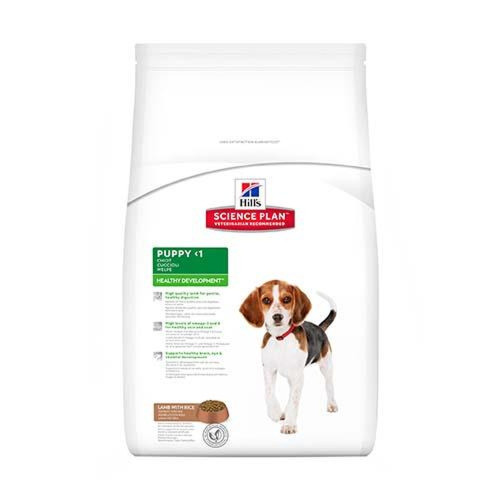 Сухой корм Hill's Science Plan Canine Healthy Development для щенков средних пород, с ягненком и рисом, 12 кг