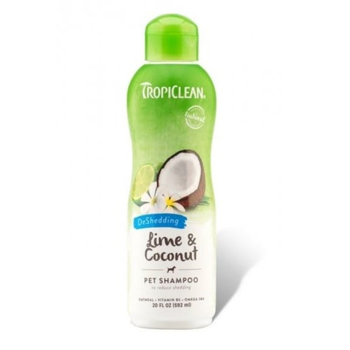 Шампунь TropiClean Deshedding Lime & Coconut 