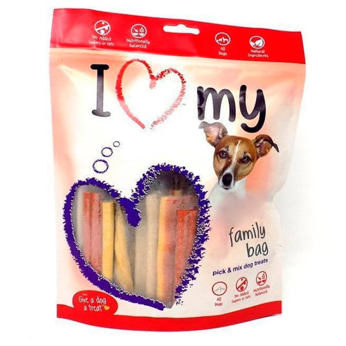 Мікс ласощів I Love My Family Bag для тварин, 700 г