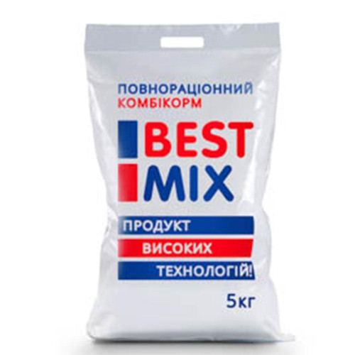 Престартовий комбікорм Best Mix для бройлерів від 0 до 8 днів, 5 кг