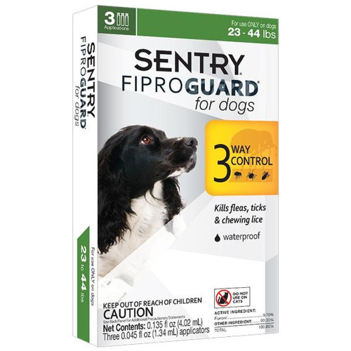 Капли Fiproguard от блох, клещей и вшей для собак 10-20 кг, 1,34 мл, 6 шт, цена за 1 пипетку